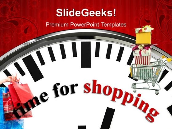 Time For Shopping Lifestyle PowerPoint Templates And PowerPoint Themes 1012 Time For Shopping Lifestyle PowerPoint Templates And PowerPoint Themes 1012