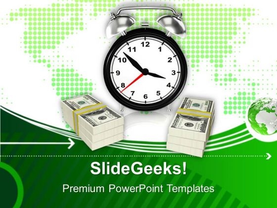 Time Is Money Global Business PowerPoint Templates And PowerPoint Themes 1112