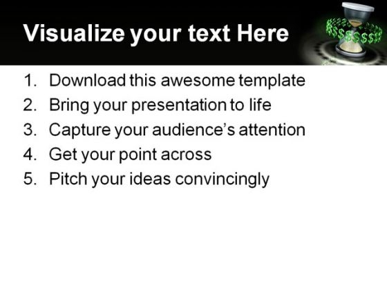 Time Money01 Future PowerPoint Template 0510 attractive impactful