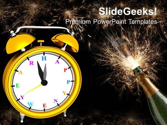 Time To Celebrate New Year PowerPoint Templates Ppt Backgrounds For Slides 1212 Time To Celebrate New Year PowerPoint Templates Ppt Backgrounds For Slides 1212