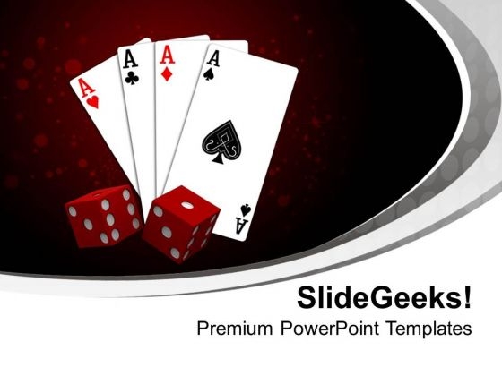 Time To Play With Cards Entertainment PowerPoint Templates Ppt Backgrounds For Slides 0513