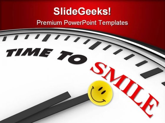 Time To Smile Entertainment PowerPoint Templates And PowerPoint Backgrounds 0311