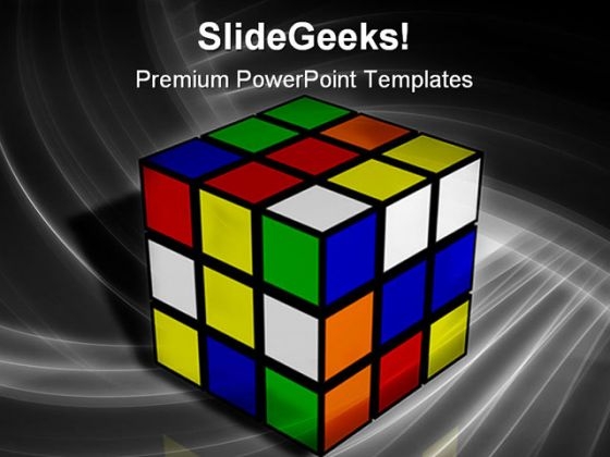Tough Rubix Cube Metaphor PowerPoint Themes And PowerPoint Slides 0211 Tough Rubix Cube Metaphor PowerPoint Themes And PowerPoint Slides 0211