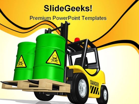 Toxic Waste Truck Transportation PowerPoint Themes And PowerPoint Slides 0411 Toxic Waste Truck Transportation PowerPoint Themes And PowerPoint Slides 0411