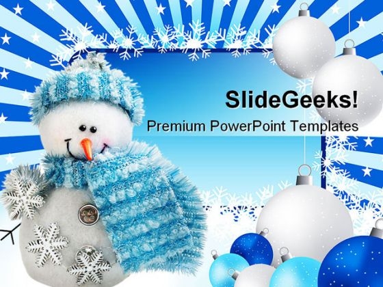 Toy Christmas Snowman Festival PowerPoint Templates And PowerPoint Backgrounds 0311 Toy Christmas Snowman Festival PowerPoint Templates And PowerPoint Backgrounds 0311