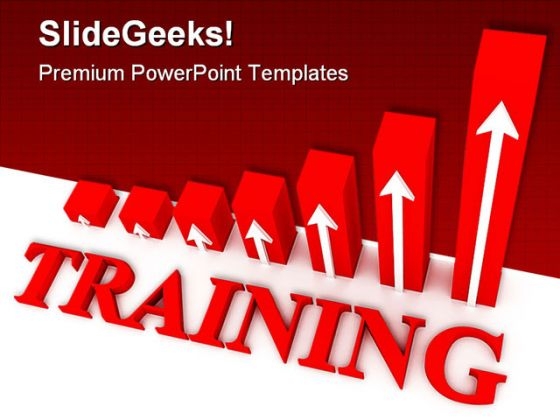 Training Graph Business PowerPoint Template 0910 Training Graph Business PowerPoint Template 0910