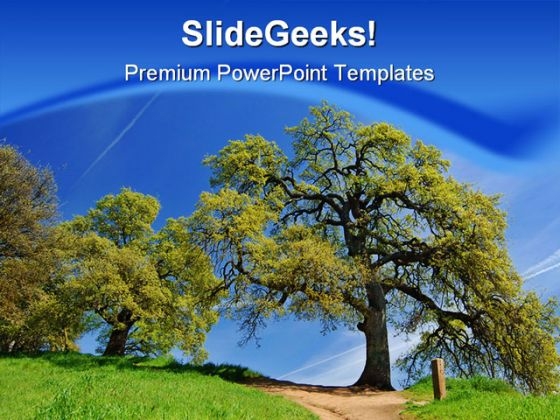Tree Nature PowerPoint Template 1110 Tree Nature PowerPoint Template 1110