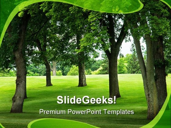 Trees Nature PowerPoint Backgrounds And Templates 0111