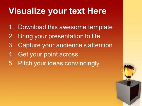 Trophy Cup Full Of Money Success PowerPoint Templates And PowerPoint Themes 1112 informative adaptable