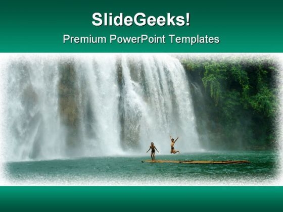 Tropical Waterfall Nature PowerPoint Templates And PowerPoint Backgrounds 0811 Tropical Waterfall Nature PowerPoint Templates And PowerPoint Backgrounds 0811