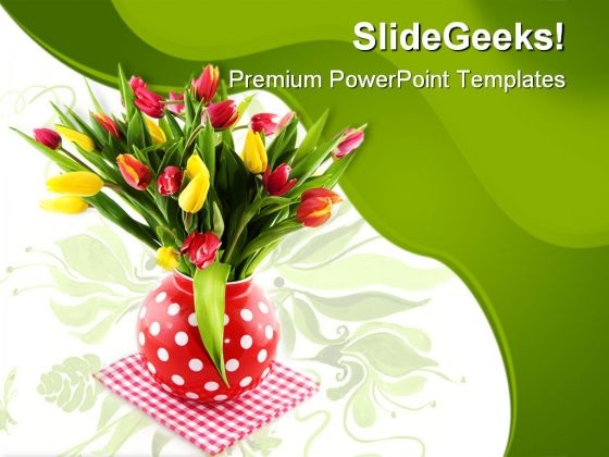 Tulips Pot Beauty PowerPoint Templates And PowerPoint Backgrounds 0611 Tulips Pot Beauty PowerPoint Templates And PowerPoint Backgrounds 0611
