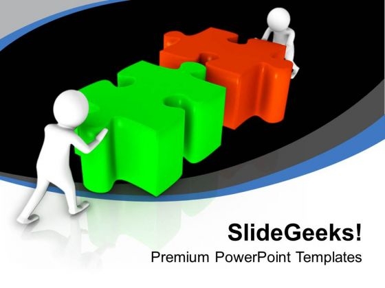 Two People Can Make Great Impact PowerPoint Templates Ppt Backgrounds For Slides 0713 Two People Can Make Great Impact PowerPoint Templates Ppt Backgrounds For Slides 0713