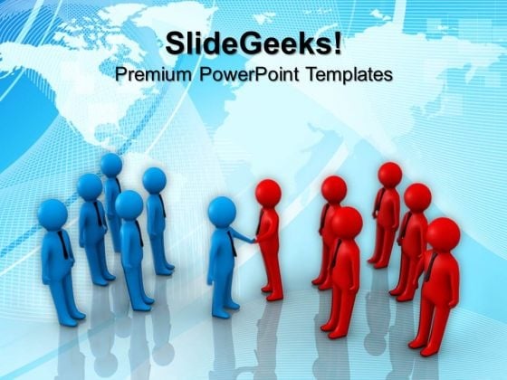 Two Team Shaking Hands PowerPoint Templates And PowerPoint Themes 1112 Two Team Shaking Hands PowerPoint Templates And PowerPoint Themes 1112