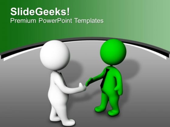 Two Teams Deal Business PowerPoint Templates Ppt Backgrounds For Slides 0213