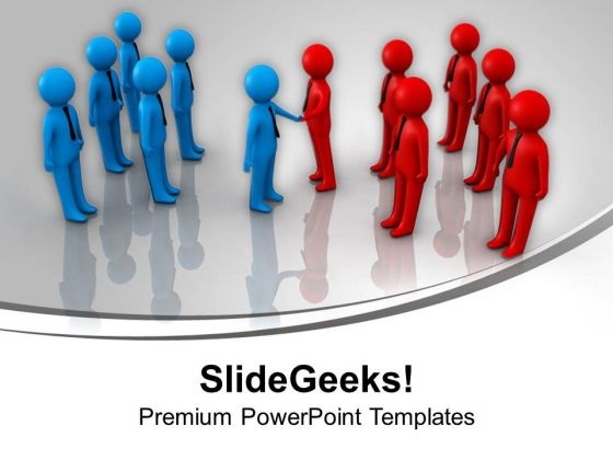 Two Teams Handshake Business PowerPoint Templates Ppt Background For Slides 1112 Two Teams Handshake Business PowerPoint Templates Ppt Background For Slides 1112