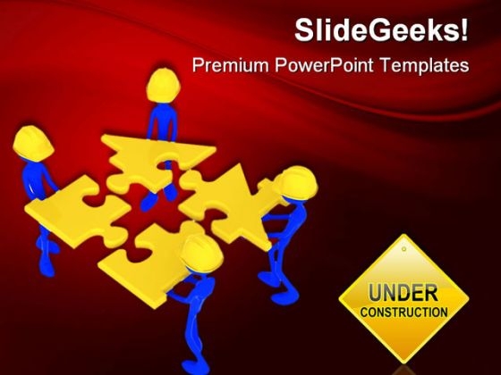 Under Construction Metaphor PowerPoint Themes And PowerPoint Slides 0511 Under Construction Metaphor PowerPoint Themes And PowerPoint Slides 0511
