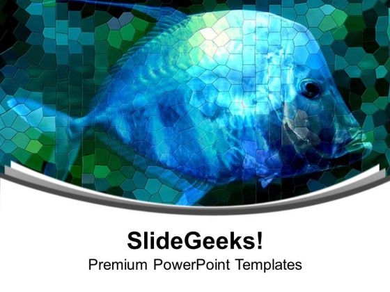 Under Water View With Fish PowerPoint Templates Ppt Backgrounds For Slides 0713 Under Water View With Fish PowerPoint Templates Ppt Backgrounds For Slides 0713