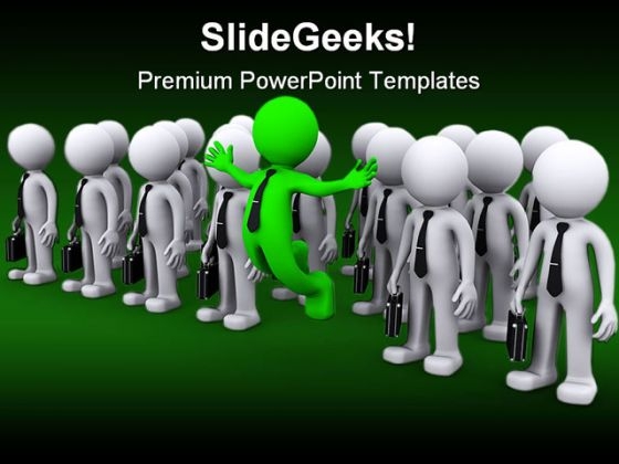 Unique Character Standing Leadership PowerPoint Templates And PowerPoint Backgrounds 0211 Unique Character Standing Leadership PowerPoint Templates And PowerPoint Backgrounds 0211