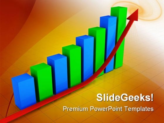 Up Arrow Graph Business PowerPoint Themes And PowerPoint Slides 0511 Up Arrow Graph Business PowerPoint Themes And PowerPoint Slides 0511