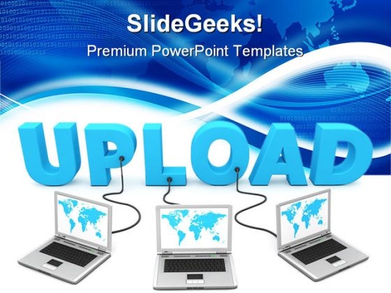 Upload Computer Network PowerPoint Templates And PowerPoint Backgrounds 0111 Upload Computer Network PowerPoint Templates And PowerPoint Backgrounds 0111
