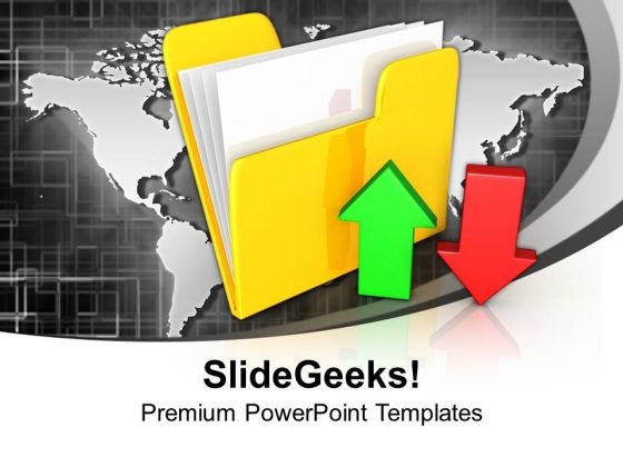Upload Download Folder Internet PowerPoint Templates And PowerPoint Themes 1112 Upload Download Folder Internet PowerPoint Templates And PowerPoint Themes 1112