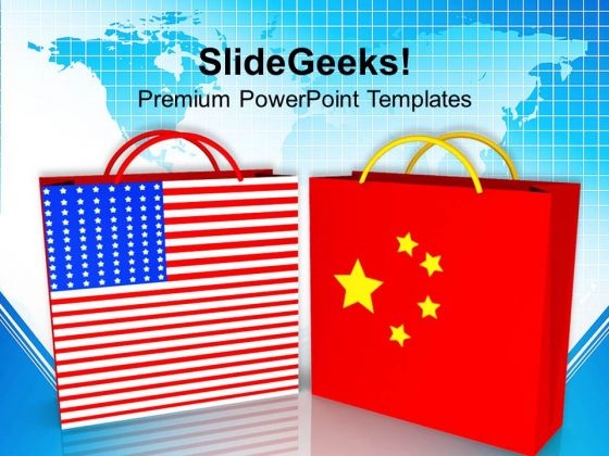 Us And China Trade Symbol PowerPoint Templates Ppt Backgrounds For Slides 0213 Us And China Trade Symbol PowerPoint Templates Ppt Backgrounds For Slides 0213