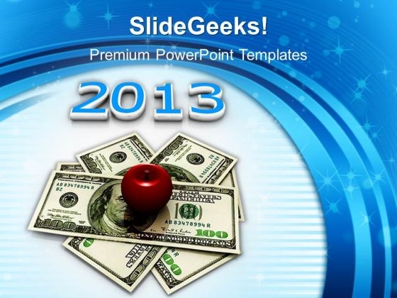 Us Dollar And Apple And 2013 Education PowerPoint Templates And PowerPoint Themes 1012 Us Dollar And Apple And 2013 Education PowerPoint Templates And PowerPoint Themes 1012