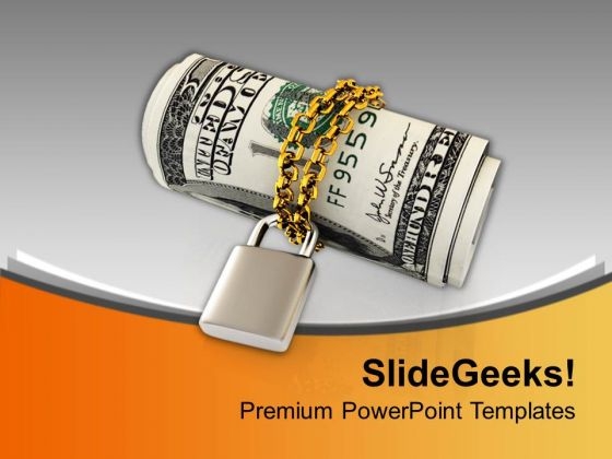 Us Dollars Chained And Locked Economy PowerPoint Templates Ppt Backgrounds For Slides 0213 Us Dollars Chained And Locked Economy PowerPoint Templates Ppt Backgrounds For Slides 0213