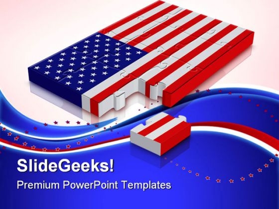 Usa Flag Americana PowerPoint Themes And PowerPoint Slides 0811 Usa Flag Americana PowerPoint Themes And PowerPoint Slides 0811