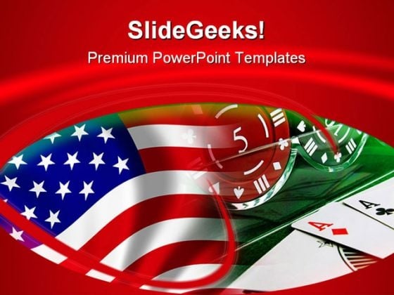 Usa Flag And Gambling Game PowerPoint Templates And PowerPoint Backgrounds 0811 Usa Flag And Gambling Game PowerPoint Templates And PowerPoint Backgrounds 0811