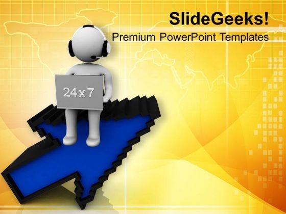 Use Internet Connectivity For Customer Care PowerPoint Templates Ppt Backgrounds For Slides 0713 Use Internet Connectivity For Customer Care PowerPoint Templates Ppt Backgrounds For Slides 0713