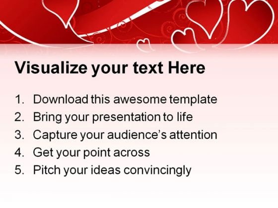 Valentine Abstract PowerPoint Template 1110 interactive professionally