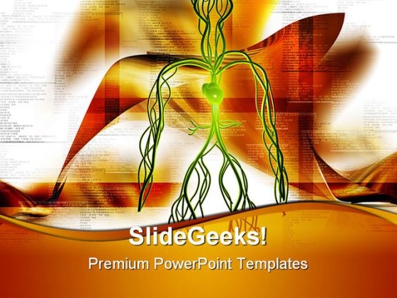 Vascular System Science PowerPoint Themes And PowerPoint Slides 0311
