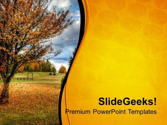 View Of Nature With Golden Background PowerPoint Templates Ppt Backgrounds For Slides 0713 View Of Nature With Golden Background PowerPoint Templates Ppt Backgrounds For Slides 0713