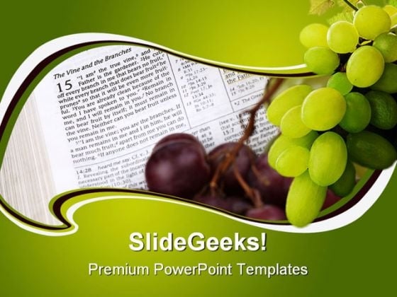vine_branches_religion_powerpoint_templates_and_powerpoint_backgrounds_0211_title