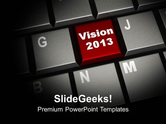 Vision 2013 Business Concept PowerPoint Templates Ppt Backgrounds For Slides 0113