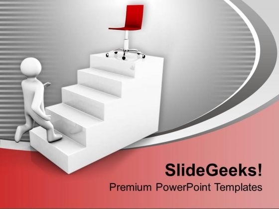 Walking On Career Ladder Business PowerPoint Templates Ppt Backgrounds For Slides 0413 Walking On Career Ladder Business PowerPoint Templates Ppt Backgrounds For Slides 0413