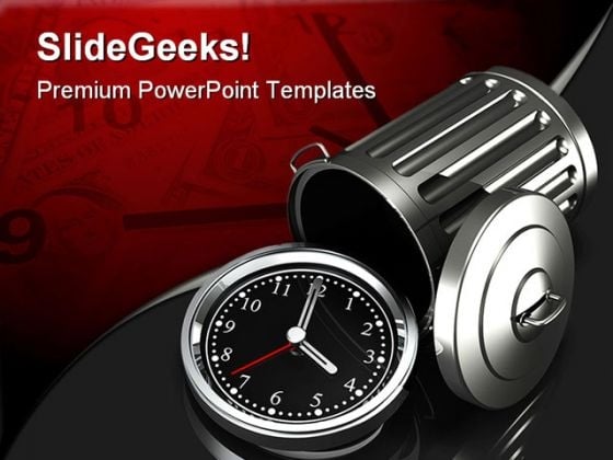 Wasting Time Business PowerPoint Templates And PowerPoint Backgrounds 0211 Wasting Time Business PowerPoint Templates And PowerPoint Backgrounds 0211