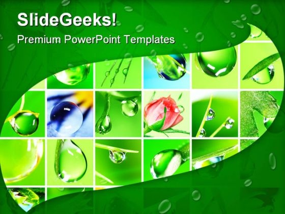 Water Drop Nature PowerPoint Templates And PowerPoint Backgrounds 0811 Water Drop Nature PowerPoint Templates And PowerPoint Backgrounds 0811