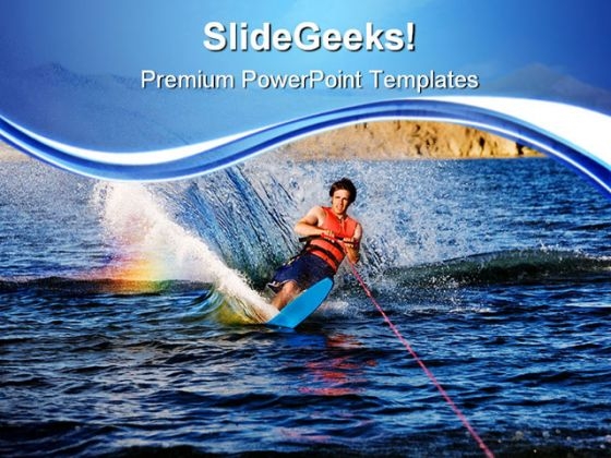 Waterskiing Holidays PowerPoint Templates And PowerPoint Backgrounds 0711 Waterskiing Holidays PowerPoint Templates And PowerPoint Backgrounds 0711