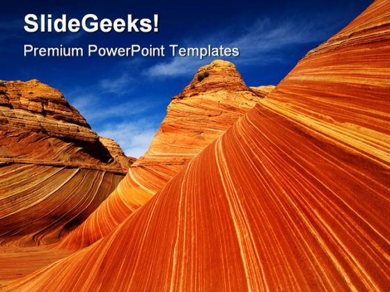 Wave In Desert Nature PowerPoint Themes And PowerPoint Slides 0711