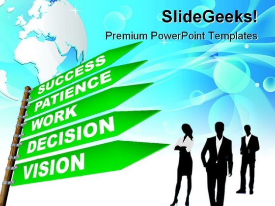 Way To Success Business PowerPoint Templates And PowerPoint Backgrounds 0811 Way To Success Business PowerPoint Templates And PowerPoint Backgrounds 0811