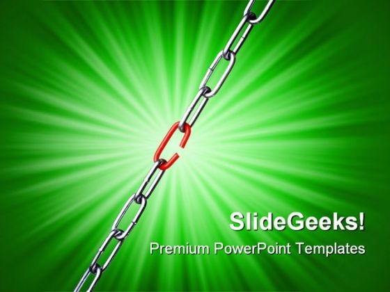 Weakest Link Business PowerPoint Templates And PowerPoint Backgrounds 0511 Weakest Link Business PowerPoint Templates And PowerPoint Backgrounds 0511