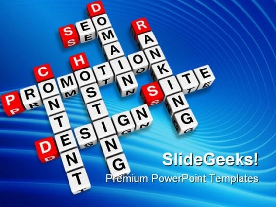 Website Promotion Business PowerPoint Templates And PowerPoint Backgrounds 0211