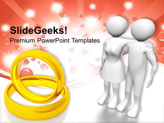 Wedding Rings For Married Couple PowerPoint Templates Ppt Backgrounds For Slides 0313 Wedding Rings For Married Couple PowerPoint Templates Ppt Backgrounds For Slides 0313