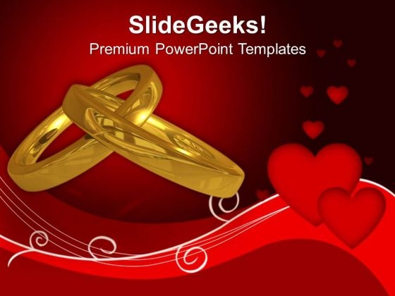 Wedding Rings Love PowerPoint Templates Ppt Backgrounds For Slides 0413 Wedding Rings Love PowerPoint Templates Ppt Backgrounds For Slides 0413
