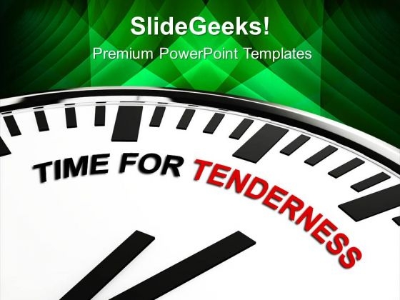 White Clock With Concept Tenderness PowerPoint Templates Ppt Backgrounds For Slides 0813 White Clock With Concept Tenderness PowerPoint Templates Ppt Backgrounds For Slides 0813