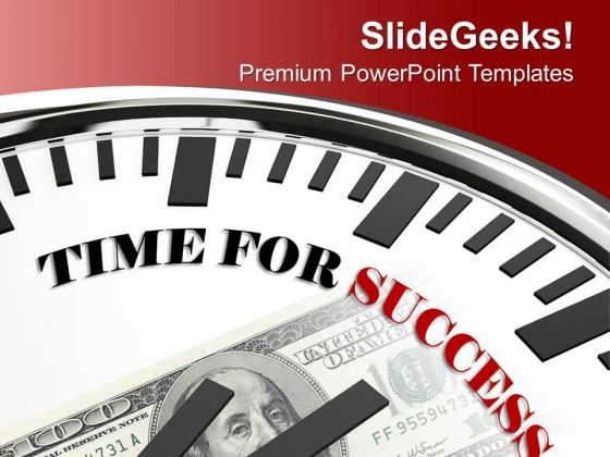 White Clock With Words Time For Success PowerPoint Templates Ppt Backgrounds For Slides 0213 White Clock With Words Time For Success PowerPoint Templates Ppt Backgrounds For Slides 0213