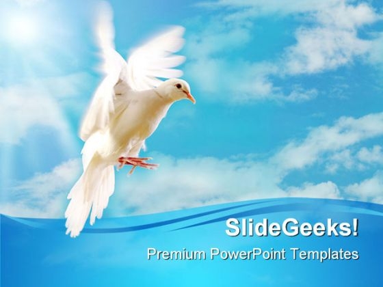 White Dove Nature PowerPoint Themes And PowerPoint Slides 0411 White Dove Nature PowerPoint Themes And PowerPoint Slides 0411
