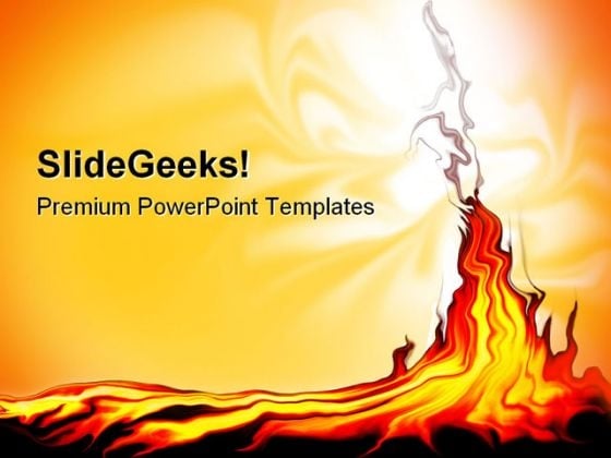 Wild Fire Abstract PowerPoint Themes And PowerPoint Slides 0411
